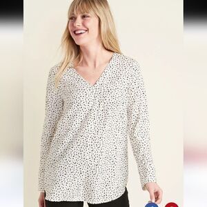 Old Navy Relaxed V-Neck Tunic  Long sleeve Size M